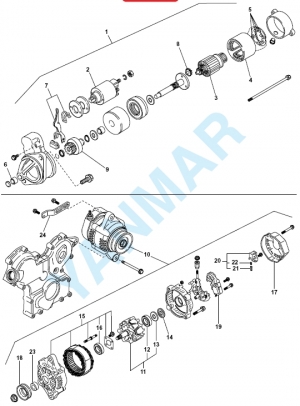 09-Yanmar Starttimoottori