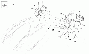 Rear body - Plate holder