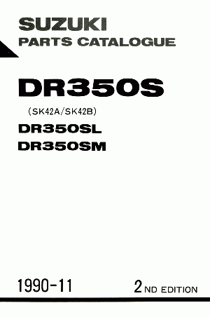 DR-350S  L, M  1990-1991 *