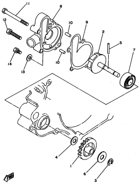 4-Vesipumppu