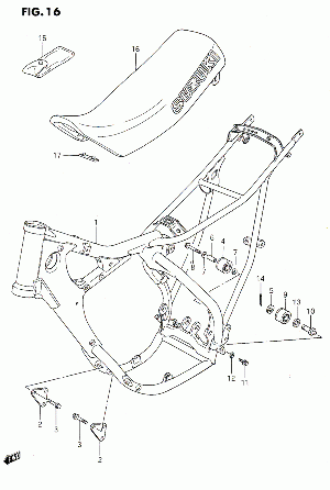 16-Runko, Istuin