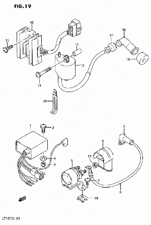 19-CDI, sytytyspuola, lataussäädin