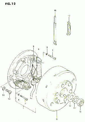 12-Vauhtipyörä, alakäämi