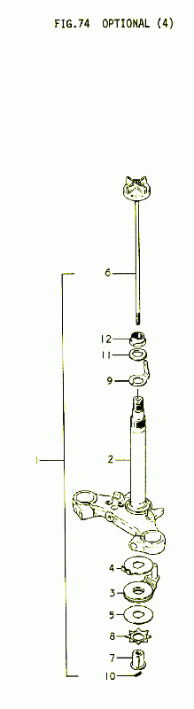 74-Lisävarusteet, ohj.iskunvaimennin