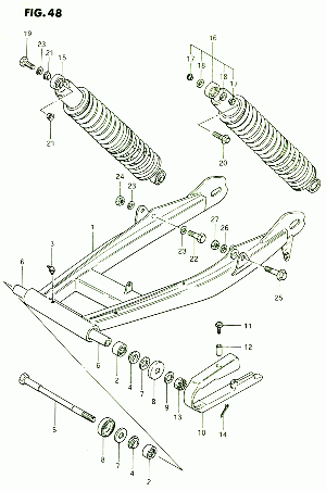 48-Takahaarukka, takaiskunvaimentajat