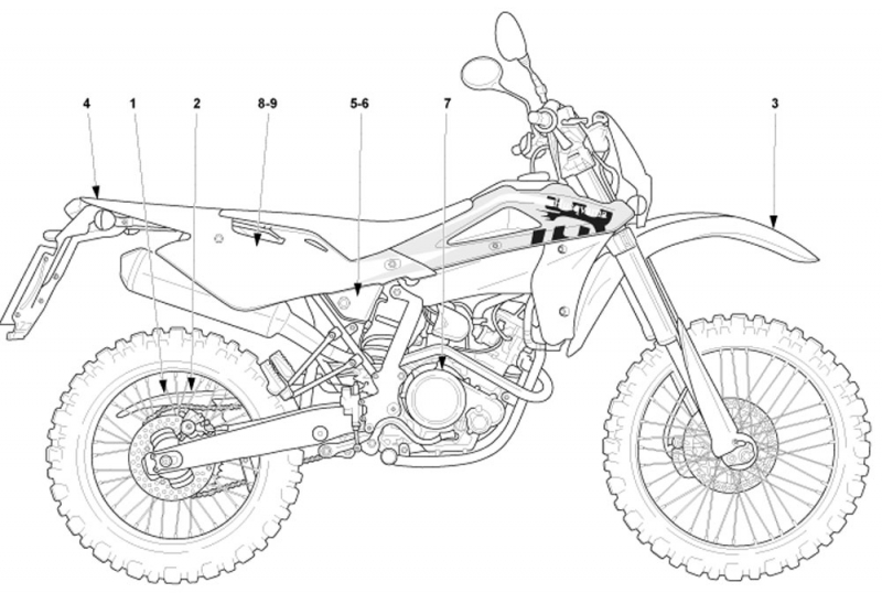 125 cc Alkuperäisosat