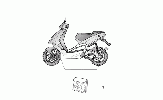 50 cc Scootterit