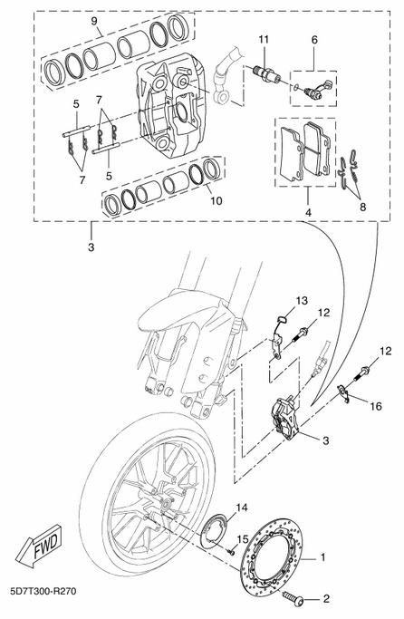 YZF 125 Mallit