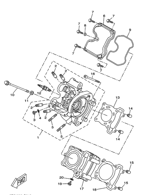 YZF 125 Mallit