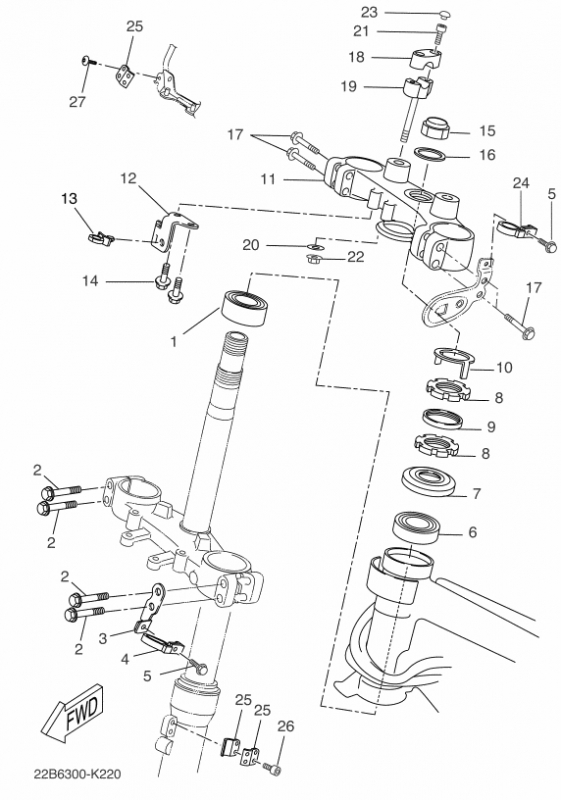 WR 125 Mallit