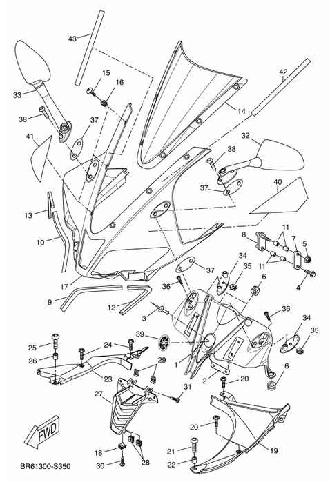 YZF 125 Mallit