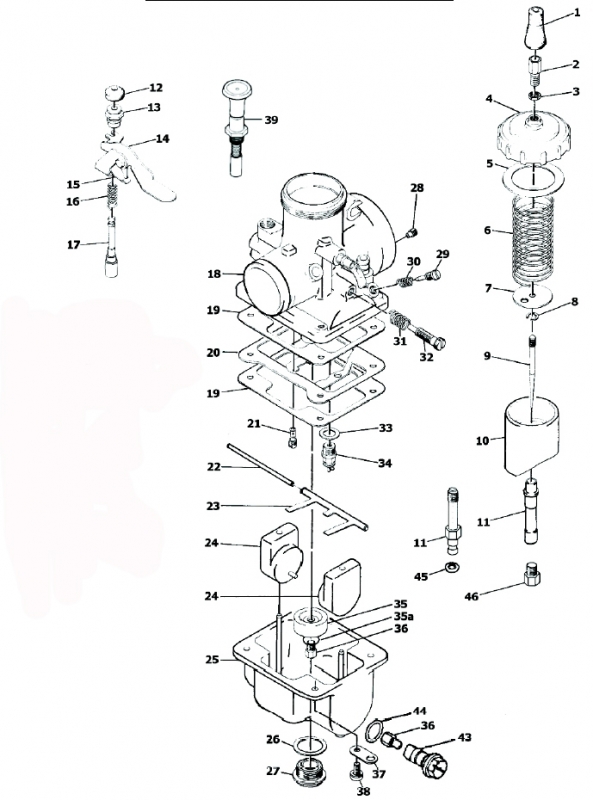 Mikuni 2T kaasuttimet