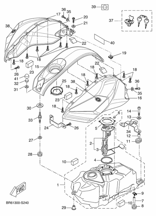 YZF 125 Mallit