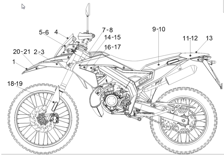 50 cc Vaihteelliset mallit