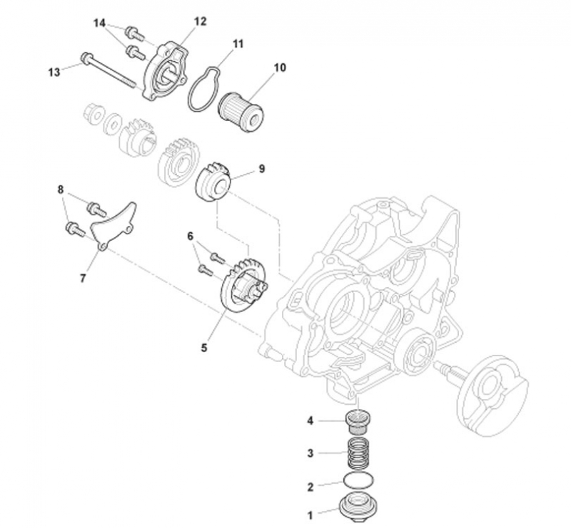 125 cc Alkuperäisosat