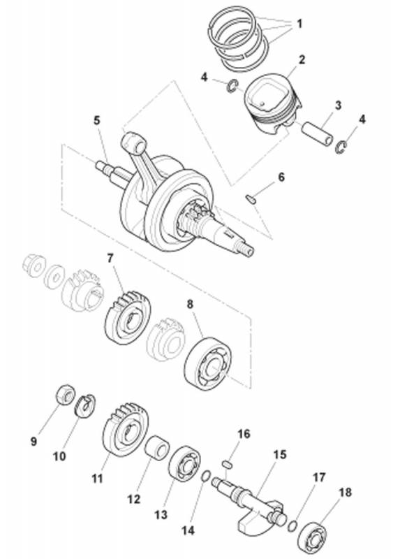 125 cc Alkuperäisosat