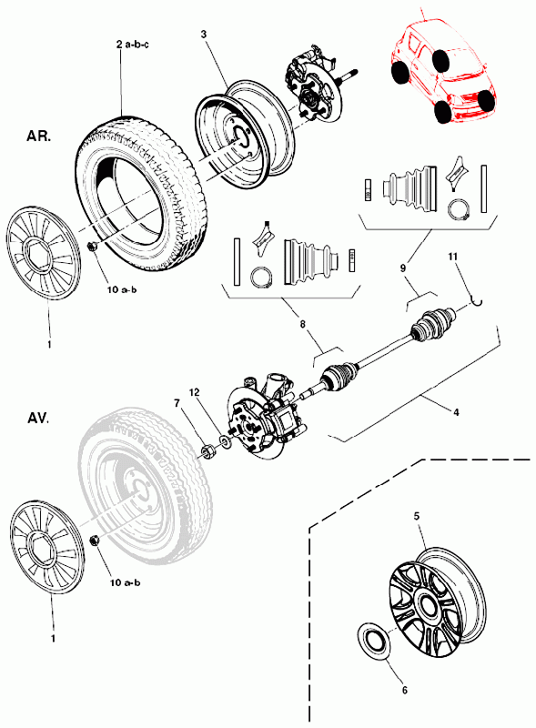 MicroCar mallikoht. osat
