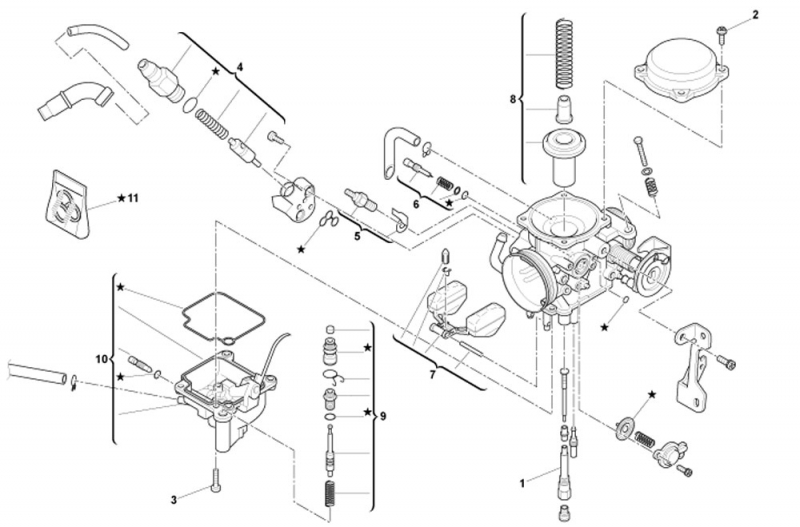 125 cc Alkuperäisosat