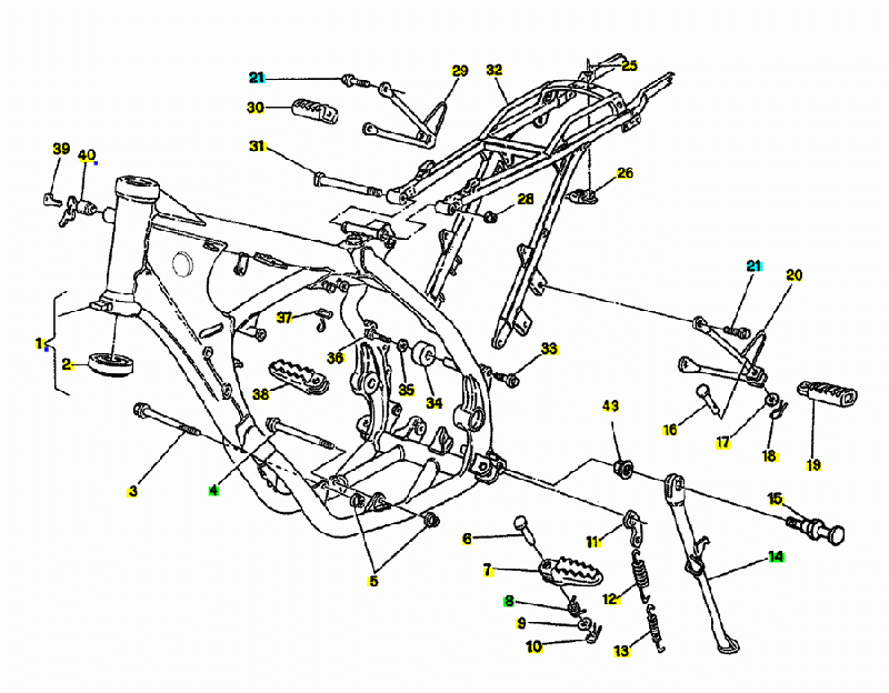 125 cc Alkuperäisosat
