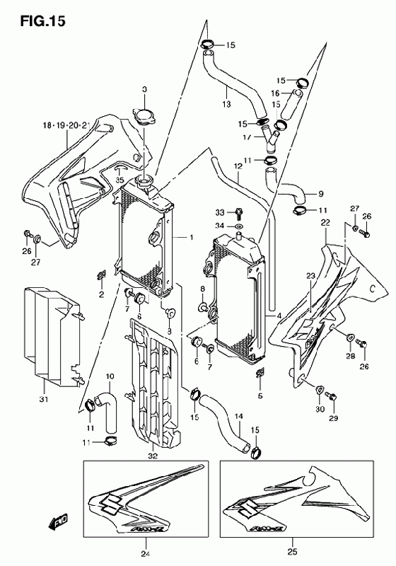 RMZ 250 Alkuperäisluettelot