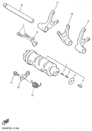 Vaihderumpu ja haarukat