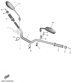 Ohjaustanko ja vaijerit