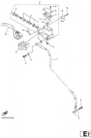 Etujarrun pääsylinteri