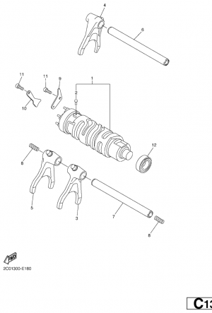 Vaihderumpu ja haarukat