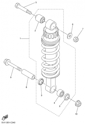 Rear suspension