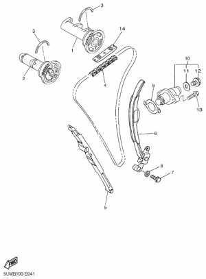 Nokka-akseli ja ketju