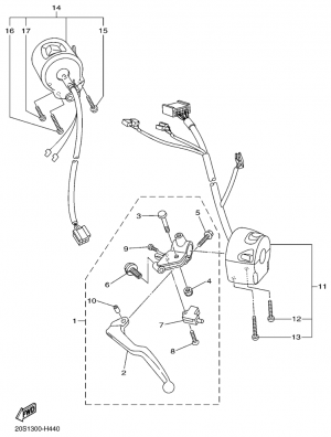 Handle switch & lever