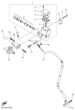 Etujarrun pääsylinteri