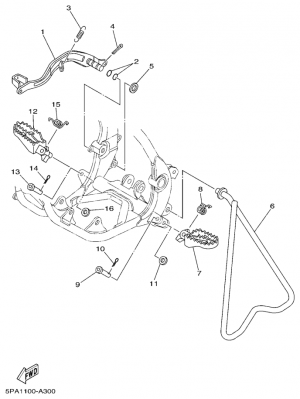 Seisontatuki ja jalkatapit