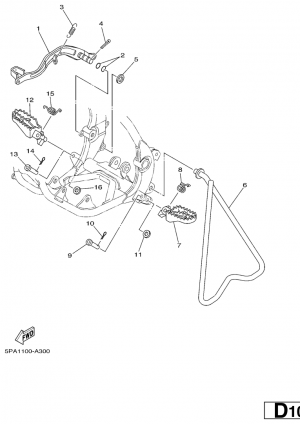 Seisontatuki ja jalkatapit