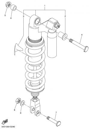 Rear suspension