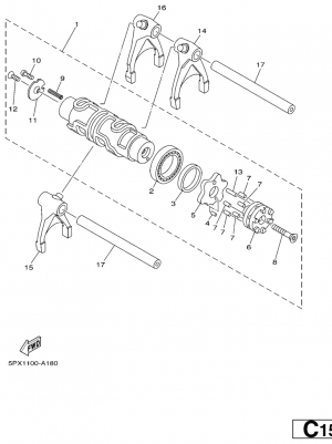 Vaihderumpu ja haarukat