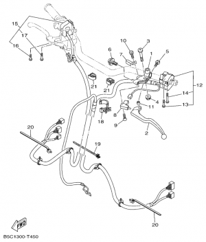Ohjaustangon katkaisija ja vivut