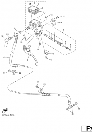 Kytkimen pääsylinteri