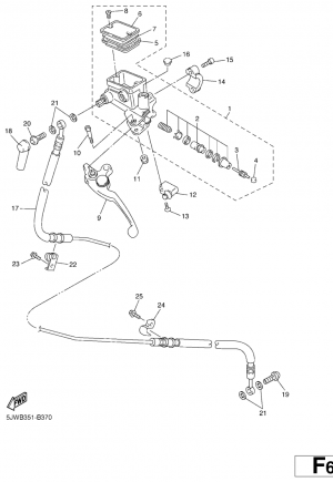 Kytkimen pääsylinteri