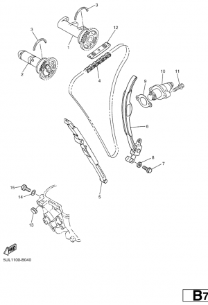 Nokka-akseli ja ketju