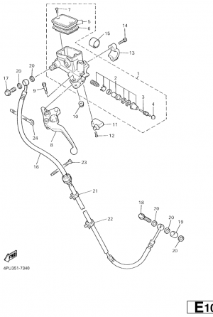 Kytkimen pääsylinteri