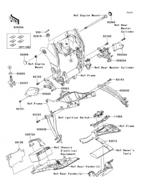 E5-Rungon lisäosat