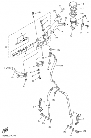 Etujarrun pääsylinteri