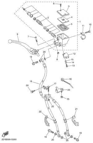 Etujarrun pääsylinteri