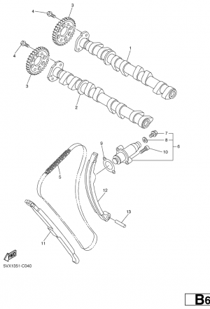 Nokka-akseli ja ketju