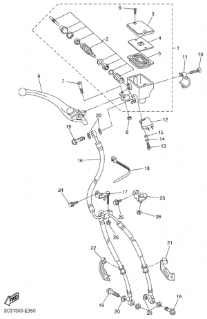 Etujarrun pääsylinteri
