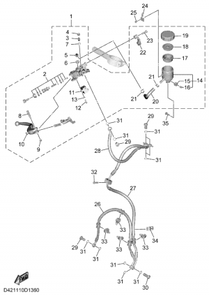 Etujarrun pääsylinteri