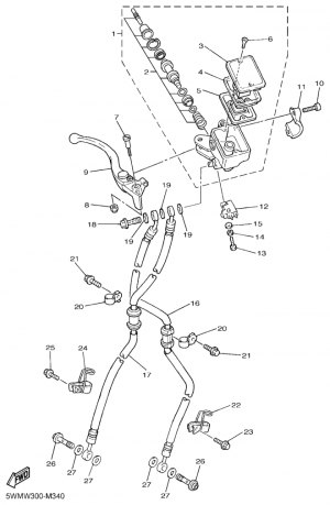 Etujarrun pääsylinteri