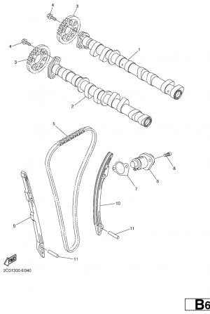Nokka-akseli ja ketju