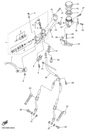 Etujarrun pääsylinteri
